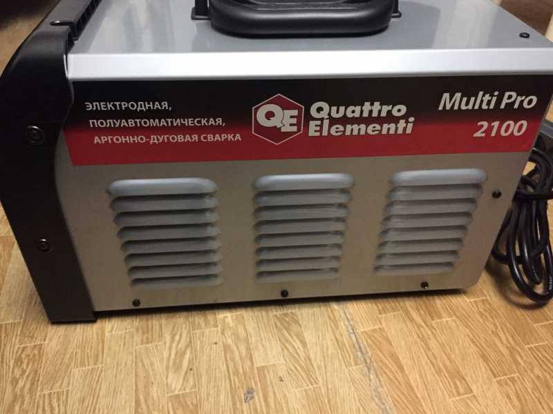Сварочный аппарат quattro elementi multipro 2100 - отзывы