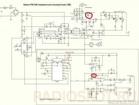Зарядное устройство орион pw150 мигает лампочка ток