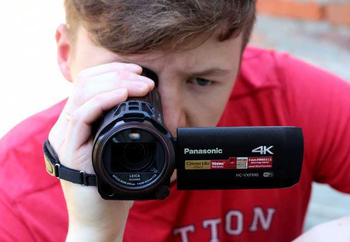 Panasonic hc-vx980ee-k uhd, sd видеокамера, чёрный