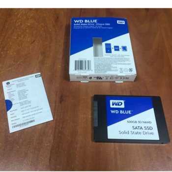 Ssd диск western digital blue 500 гб wds500g2b0a sata