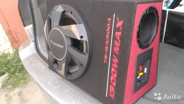 Сабвуфер pioneer ts-wx300a