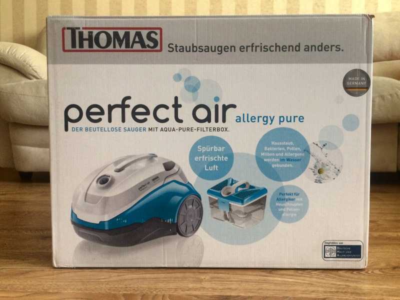 Пылесос thomas perfect air allergy pure (786526): отзывы, технические характеристики, комплектация, руководство по эксплуатации
