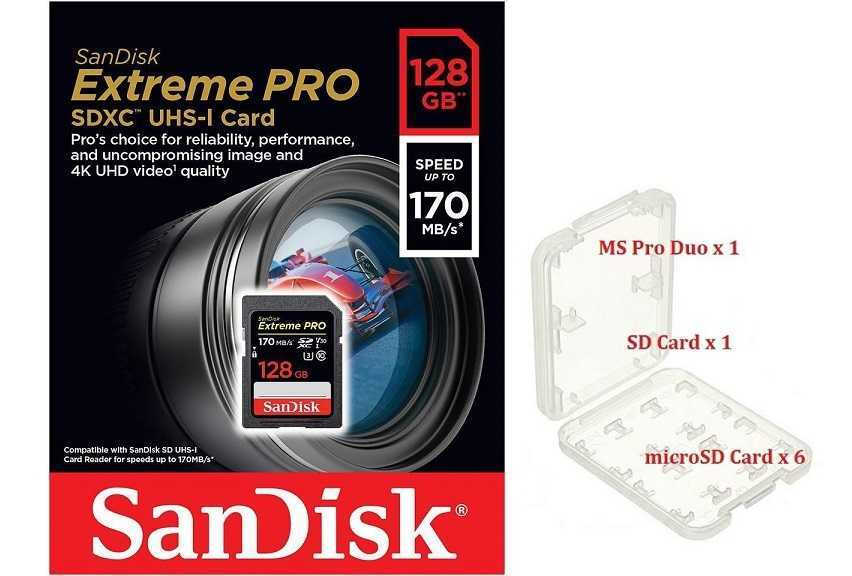 Обзор карт памяти compactflash sandisk extreme pro 128 гб и sandisk extreme 64 гб
