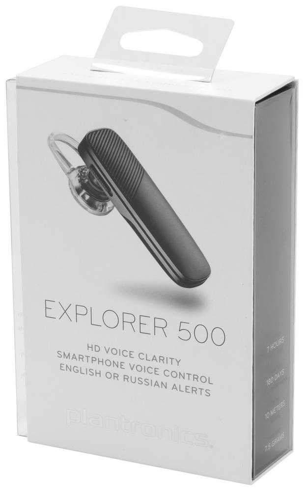 Bluetooth-гарнитура plantronics explorer 50 black моно (черный) купить за 1590 руб в краснодаре, отзывы, видео обзоры и характеристики - sku1098271