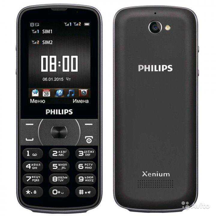 Philips xenium e255 black отзывы
