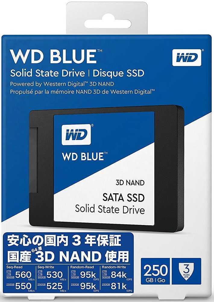Ssd диск western digital blue 500 гб wds500g2b0a sata — купить, цена и характеристики, отзывы