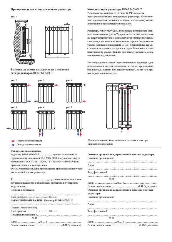 Особенности радиаторов отопления rifar и критерии их выбора