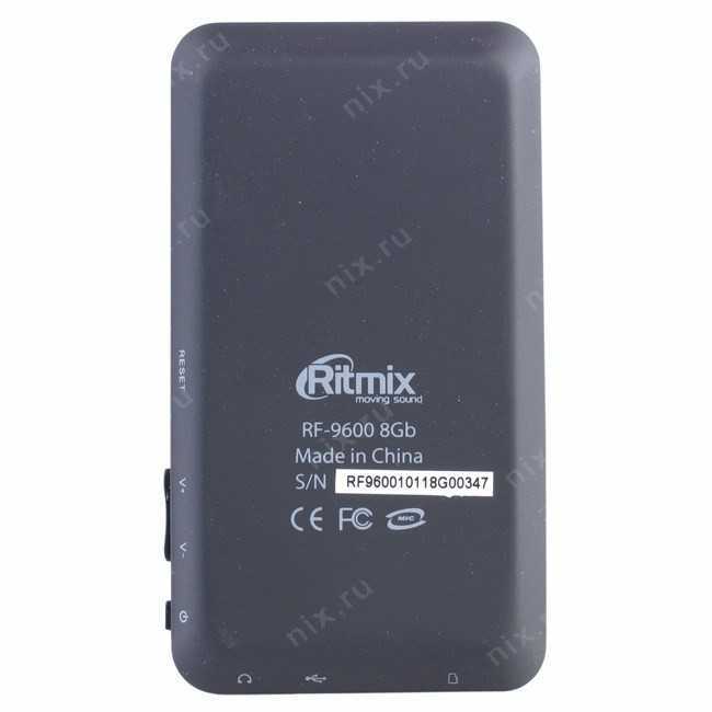 Аудиоплеер ritmix rf-3450 8gb - купить | цены | обзоры и тесты | отзывы | параметры и характеристики | инструкция
