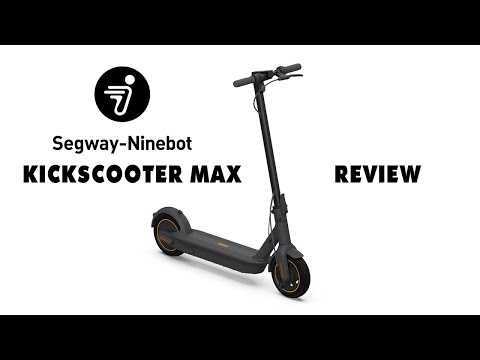 Обзор ninebot kickscooter max - статьи об электротранспорте